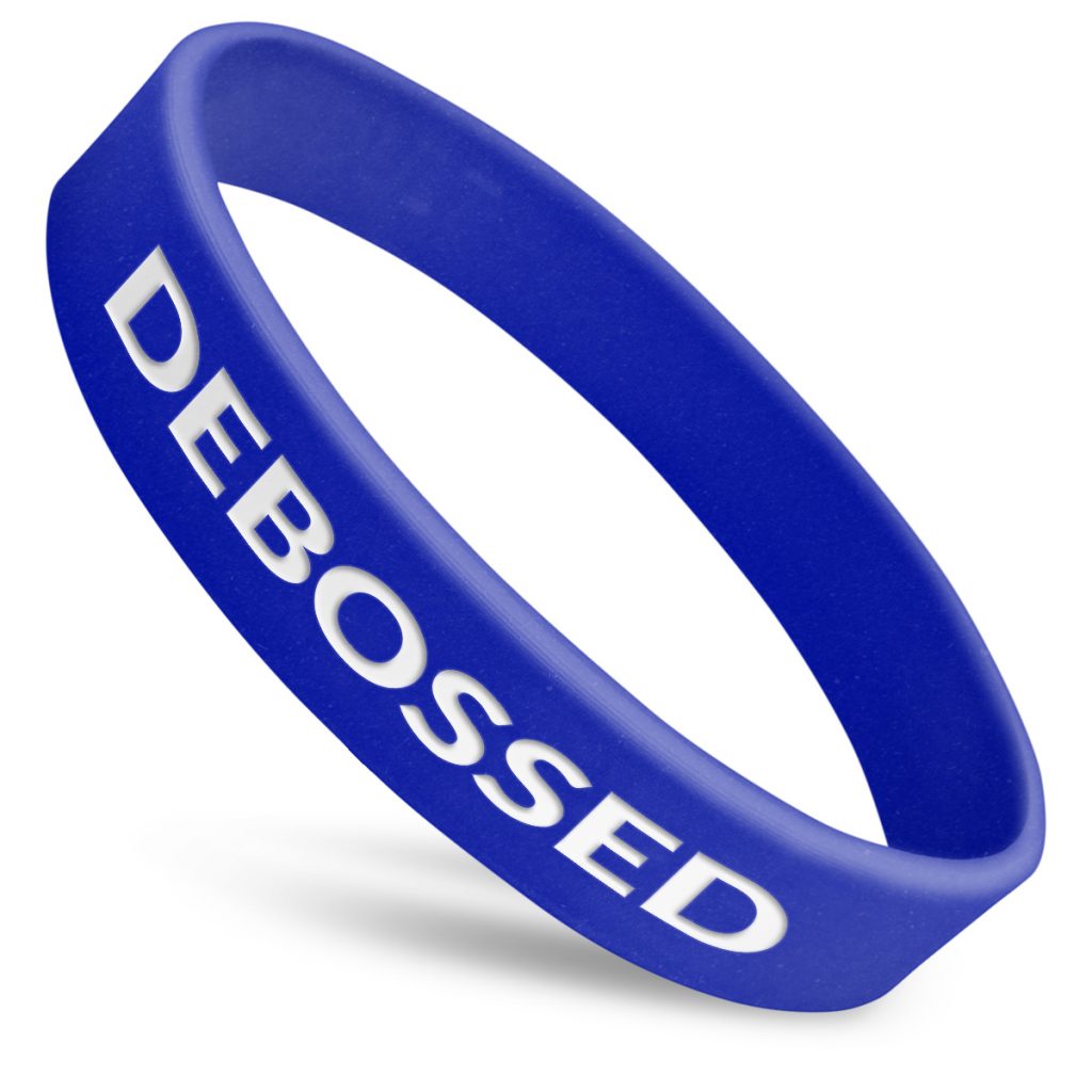 Debossed Wristbands One Day at A Time The Token Shop